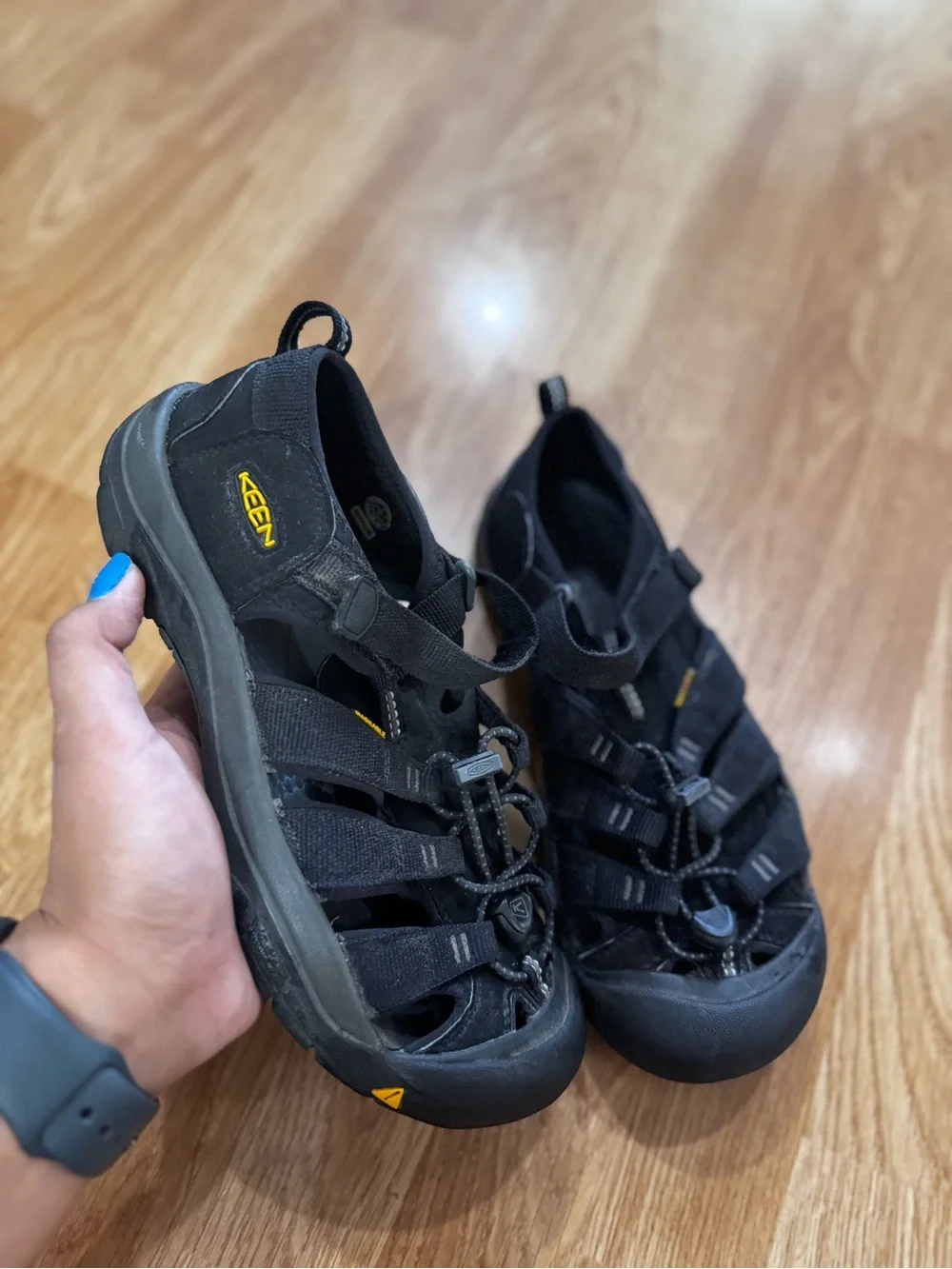 Keen Men’s Black Closed-Toe Sport Sandals